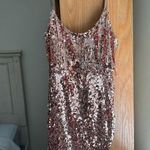 Revamped Pink Sequin Mini Dress Photo 0