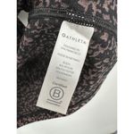 Athleta  Shanti Jacquard Crop Tank Top Women's Medium Black Brown Yoga Activewear Photo 7