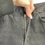 Free People We The Free Dakota Straight Leg Jeans Black Denim Size 25 Photo 3