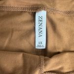 Zenana  Plus Size Wide Waistband Full Length Leggings Camel / Light Brown 1X Photo 6