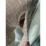 BCBGMAXAZRIA BCBG Y2K Women's Floral Crochet Tan Neutral Blouse Shirt Top Small *FLAWED* Photo 7