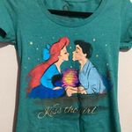 Disney  Little Mermaid Ariel Go On Kiss the Girl T-Shirt Size XS FIRST KISS Photo 2