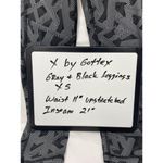 Gottex X By  High Waisted Leggings Gray & Black XS Photo 3