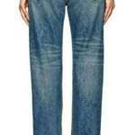Helmut Lang  Inside Out Oversized‎ Boyfriend Jeans Blue Denim White Pockets 31 Photo 0
