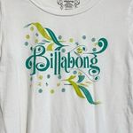 Billabong  white babydoll short sleeve tee shirt Photo 2