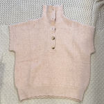 FRNCH NEW  MEGGY PULL WOMENS ROSE PALE Cowl Neck Sweater Photo 0