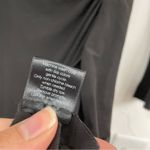 Norma Kamali  Black Long Sleeve Faux Wrap Mini Dress Womens XS Jersey Bodycon Photo 6