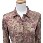 L.L.Bean Vintage Shirt Sz 14 Button Down Briwn Leaf Print Outdoor Gorpcore Photo 1