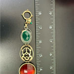 Lucky Brand  Egyptian Revival Scarab Snake Frog Cabochon Toggle Bracelet 40g. Photo 9