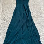 Jenny Yoo Collection Dress Mila Luxe Chiffon Maxi Caspian Sea Teal 0 Photo 5