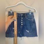 We The Free We The‎ Free Button Fly Denim Mini Skirt size 24 Photo 8
