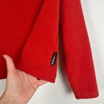 L.L. Bean Vintage 1/4 Zip Fleece Pullover Red Sz M Size M Photo 1