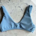 SheIn Light Blue Textured Bikini Set Size Small Photo 1