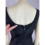 1950s Style Black Velvet Trim Tiered Cocktail Dress Red Tulle Unbranded Small Photo 11