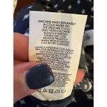 CAbi Pants Women 2 Navy Blue White Geometric Track Star Flowy Wide Leg Trousers Photo 10