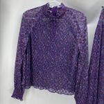 Vintage Liz Robert’s purple sheer top an skirt bohemian size M cottagecore Size M Photo 2