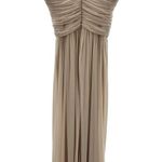 Alfred Sung  Bridesmaid Dress D678 Champagne Palomino Formal Wedding Black Tie 10 Photo 2