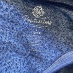 Positive Tees Womens Large Blue MOM‎ Long Sleeve Pullover Photo 3