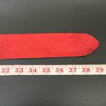 Vintage Rayman/Ridless Red Soft Genuine Leather Women’s Dress Belt Size L Photo 6