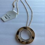 Tortoise Shell Resin Necklace Photo 0