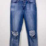 L'Agence El Matador French Slim Denim Jeans Light Wash Raw Hems Women’s Size 25 Photo 0