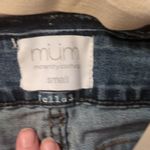 Müm maternity boho fringe ankle jeans size small Blue Photo 3