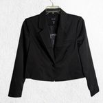 VERO MODA  Black Cropped Satiny Blazer Sz.8 Photo 3
