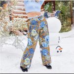 Aerie Offline by Bronze Floral Chillside Snow Puffer Ski Pants Sz L NEW Photo 13