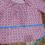 Willi Smith  Pink Floral Blouse Photo 0