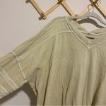 Free People  Movement Pale Yellow Pullover size Medium Photo 3