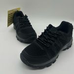 Jabasic Shoes Womens 7‎ Black Breathable Mesh Hiking Trail Outdoors Sneakers NEW Photo 0
