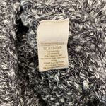 Free People Chunky Oversized Knit Sweater Cropped Long Sleeve Gray Women Small Photo 3