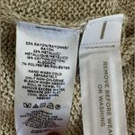 Loft  Metallic Gold short sleeve pullover round neck sweater Size Medium NWT Photo 6