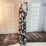 BCBGMAXAZRIA Kelley floral halter off the shoulder maxi dress size 6 Photo 10