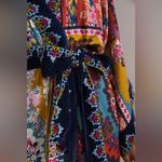 Anthropologie  Zadie Velvet Robe Bohemian Colorful Kimono Size XS/S Photo 1