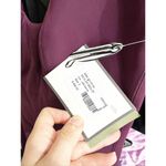 Chiara Boni  Skylar Midi Zip Purple Gown Cold Shoulder Size 2 NEW Photo 6