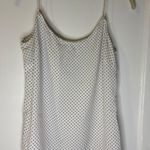 Merona White Polka Dot Tank Top Photo 0