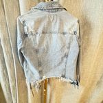 BLANK NYC  Women’s Denim Trucker Jacket Cropped Traffic JAM Jacket Large NWT Photo 12