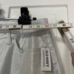 Old Navy NWT  High Rise OG Loose Silver Shine Petite Jean pant 12 Photo 5