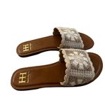 Haute Hippie  Rianne crochet slides sandals excellent Size 9 Photo 1