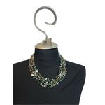 Natural Gemstone emerald green Chip Bead Assorted Stone multilayered necklace Photo 2