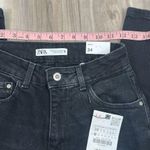ZARA  dark mom high rise slim mom leg ankle jeans size 2 Photo 7