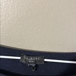 Talbots  Embellished Blue Red Flutter Sleeve Mini Dress Photo 1