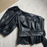 Sachin + Babi  One Shoulder Leather Top Photo 1