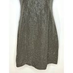 ZARA  Rhinestone strapless women's party dress taupe brown size Medium. in EUC Photo 5