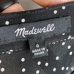 Madewell  Black & White Dot Scatter Silk Inset Cami Photo 5