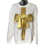 Vinyl Icons Present Bow Sweatshirt Gold Size L Photo 1