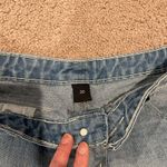 Women's (petite) Low Rise Distressed Denim Short Blue Size 30 Photo 2