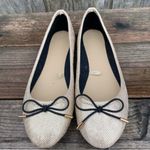 Parisian  Plus Black Trim Ballet Flats Size 9.5 Photo 6