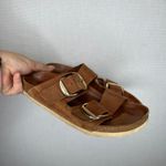 Birkenstock  Arizona Leather Sandals Brown Big Buckle Women's Size 38 or US 7 Photo 2